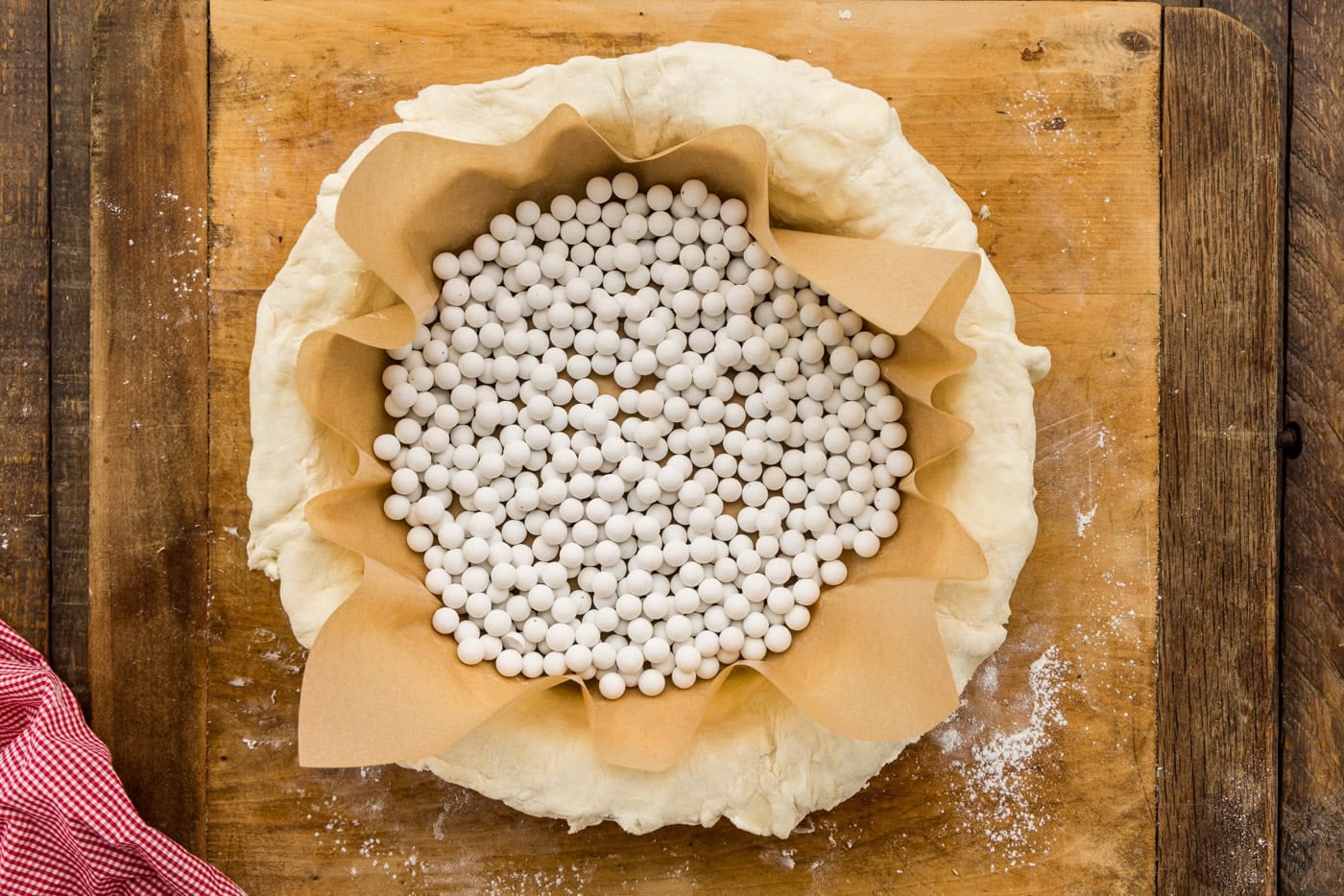 pie weights in crust