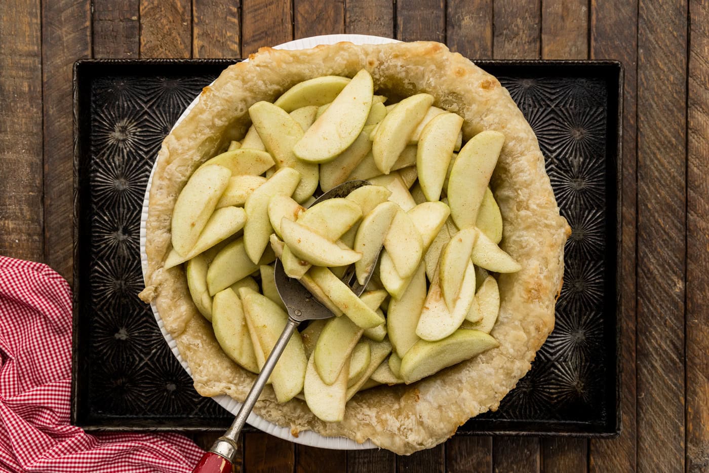 apple filling in crust