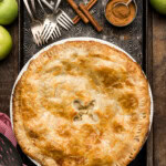 overhead of Homemade Apple Pie