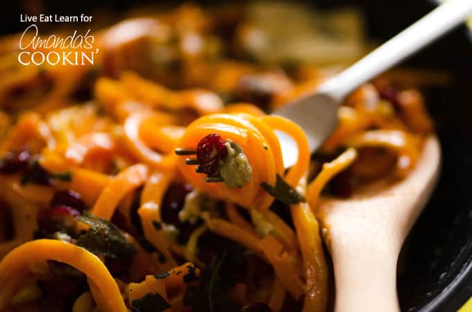 Make delicious butternut squash pasta