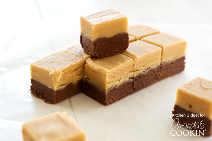 stacked fudge