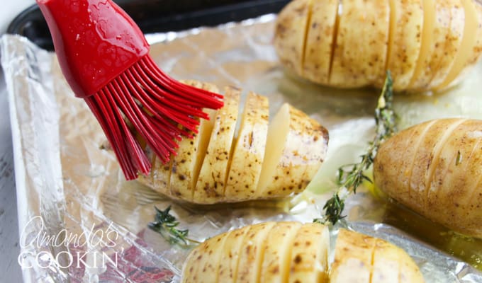 hasselback potatoes step 2