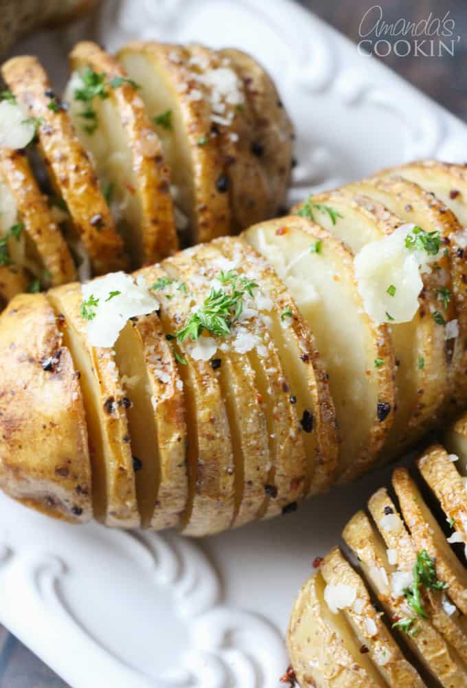 Easy hasselback potato recipe