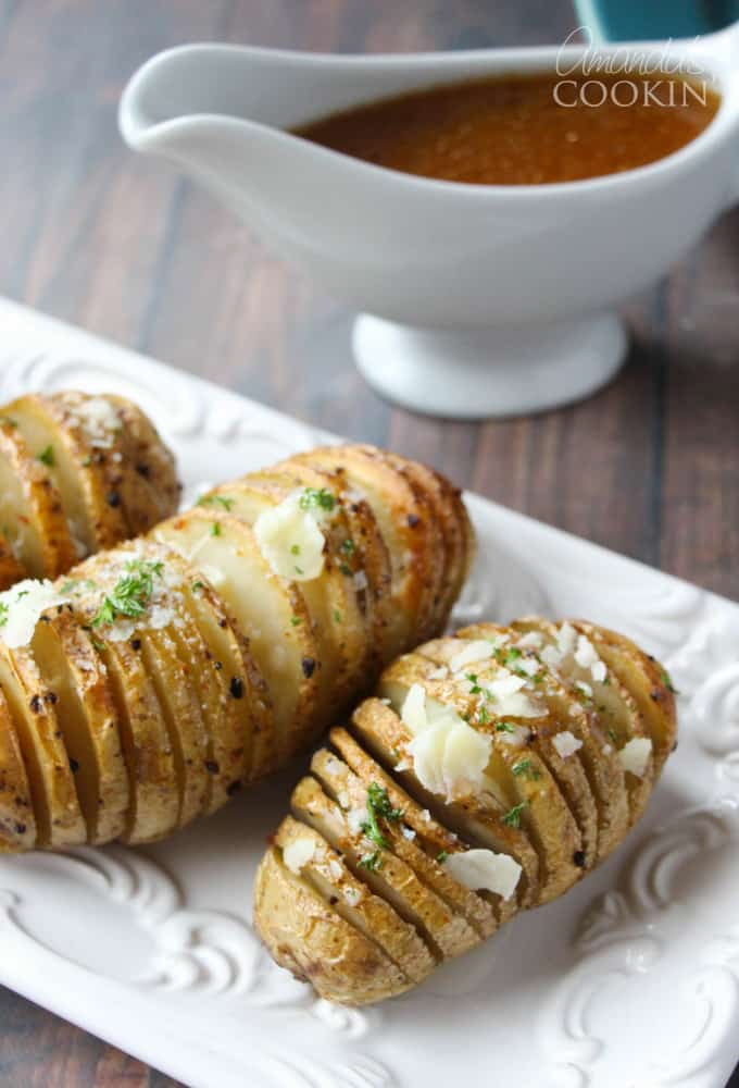 Delicious Hasselback potatoes!