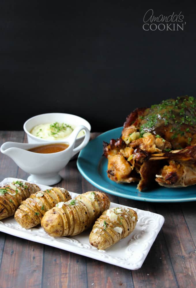 Recipe for Hasselback potatoes