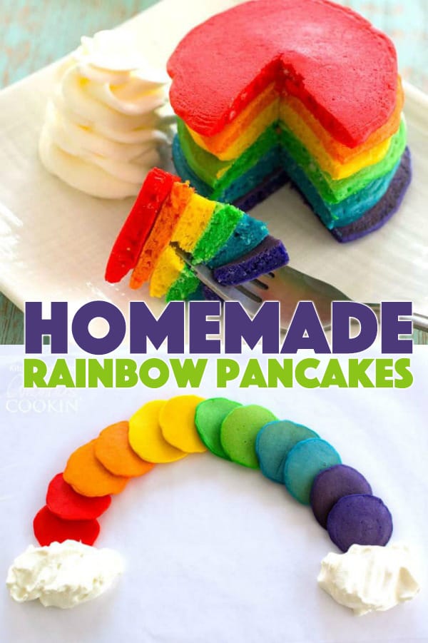 Rainbow Pancakes