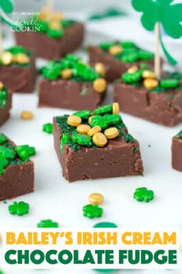 Baileys Irish Cream Chocolate Fudge: a decadent chocolate fudge recipe