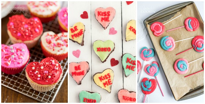 Valentine's Day treats heart shaped goodies