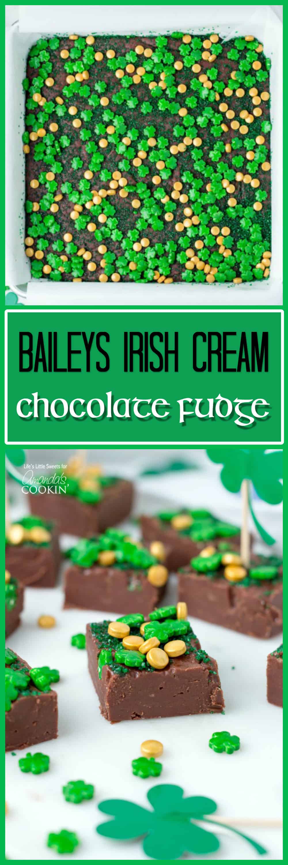 Baileys Irish Cream Chocolate Fudge: a decadent chocolate fudge recipe