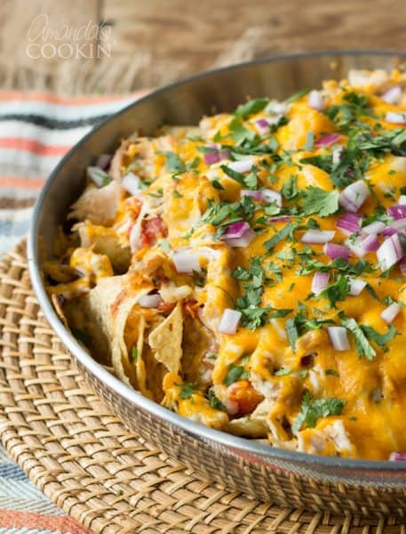 Rotisserie Chicken Nachos: an easy family favorite