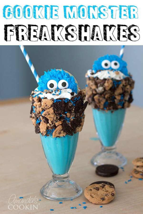Cookie Monster Freak Shakes
