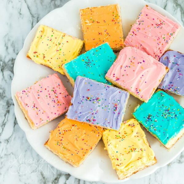 Frosted Sugar Cookie Bars Recipe Amanda's Cookin' Cookies & Bars
