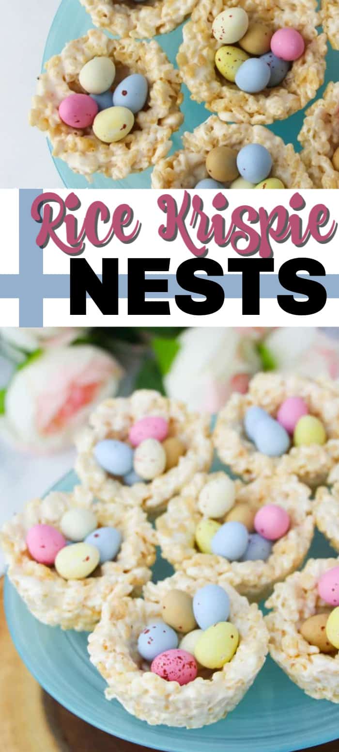Rice Krispie Nests: a quick and easy no-bake Easter treat!
