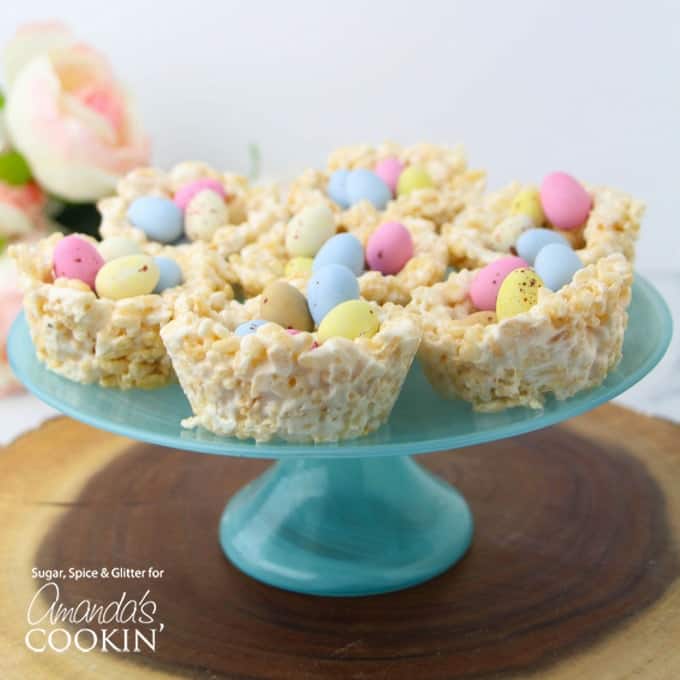 Rice Krispie Nests: a quick and easy nobake Easter treat!