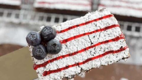 Make American Flag Brownies for the 4th!