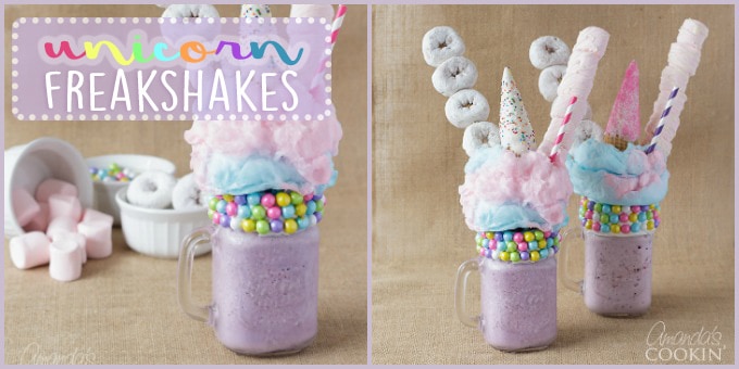 Unicorn Parade Milkshake Kit for 8 by New Territories | Goldbelly