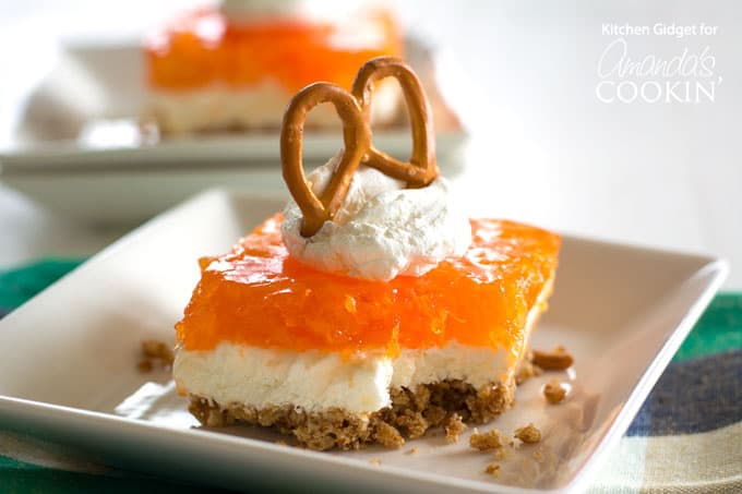 Mandarin Orange Pretzel Salad Recipe