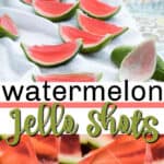 watermelon jello shots pin image