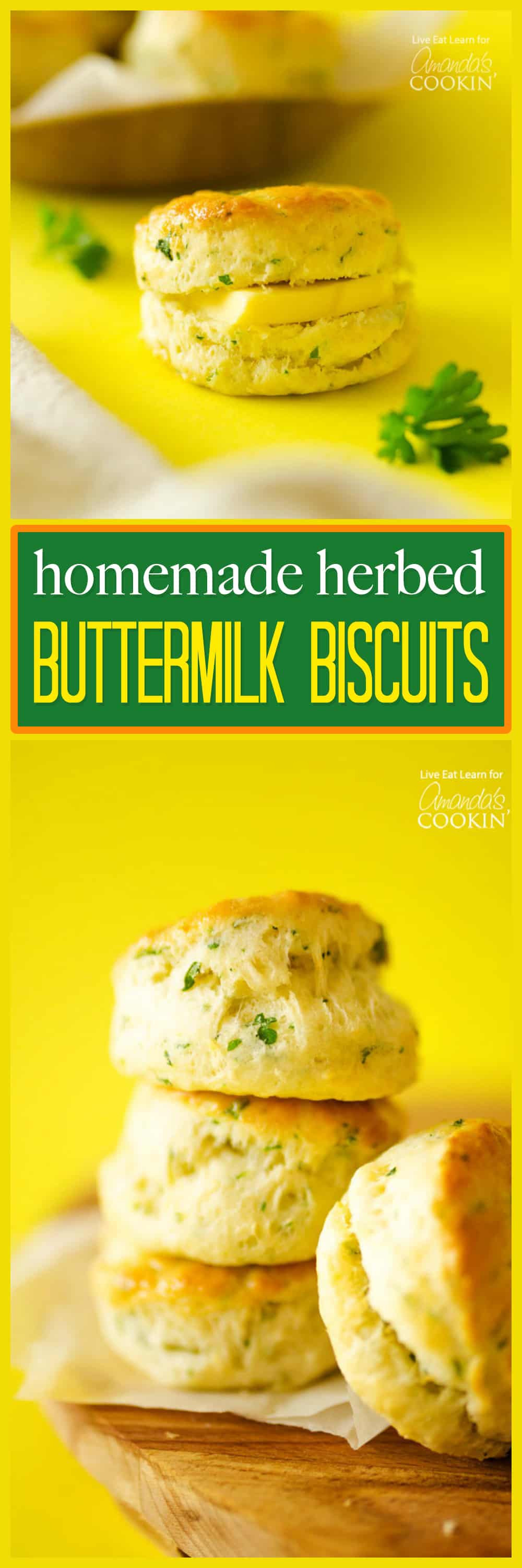 Buttermilk Biscuits buttery, flaky & slightly healthier biscuit using
