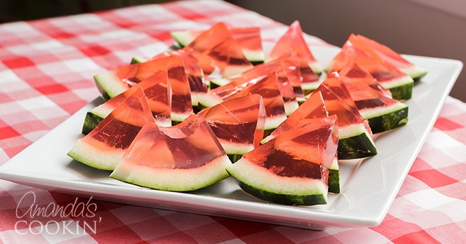 Watermelon Jello Shots - Dinners, Dishes, and Desserts