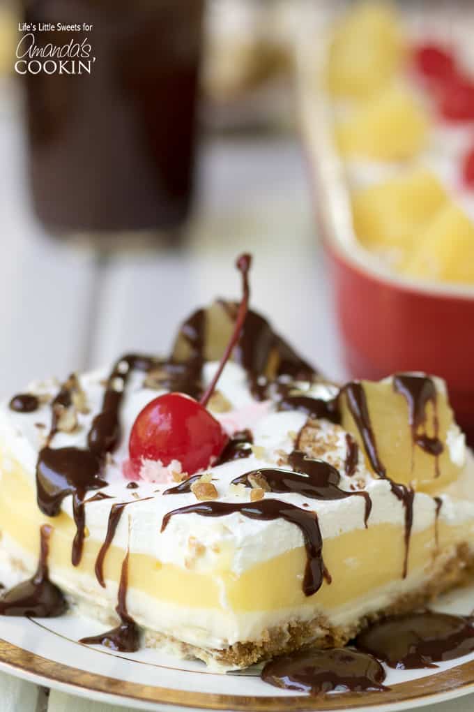 Banana Split Dessert Recipe