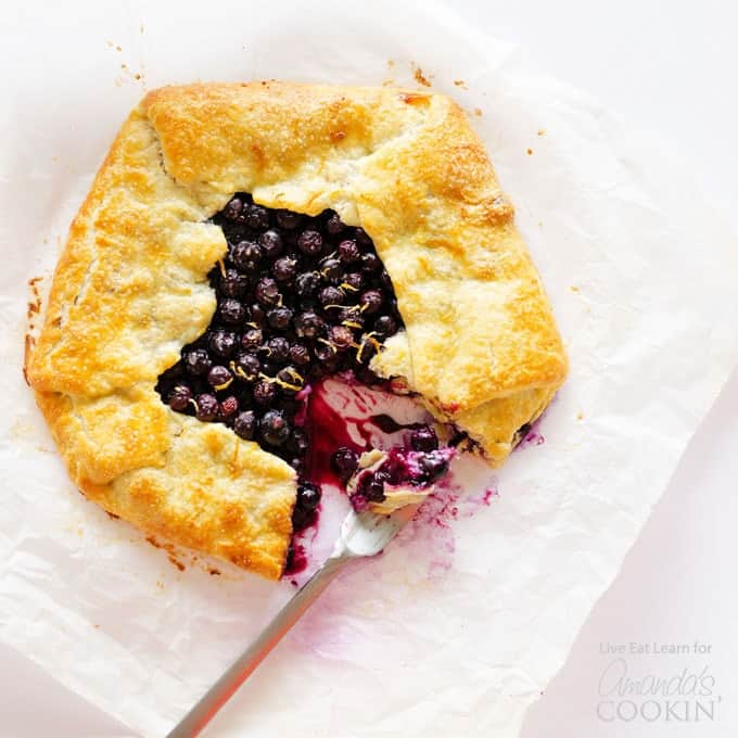 Lemon Blueberry Galette