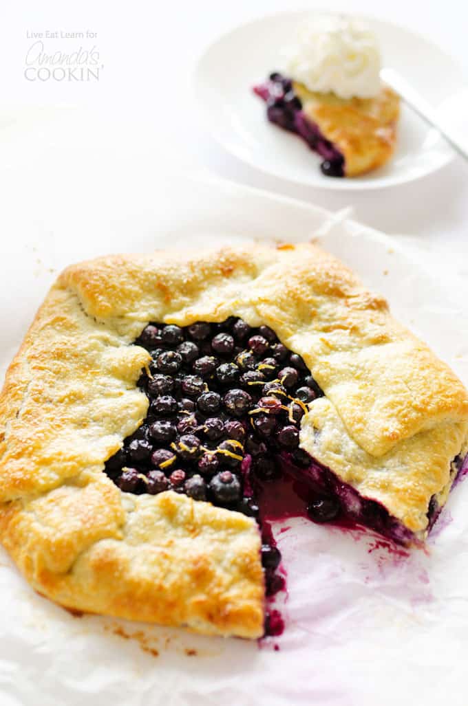 Lemon Blueberry Galette