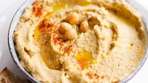 Baba Ganoush Hummus: protein packed dip made from roasted