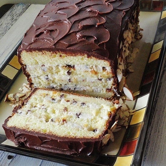 Homemade] Chocolate citrus cassata cake with orange ricotta filling,  chocolate ganache, and pistachio praline. : r/food