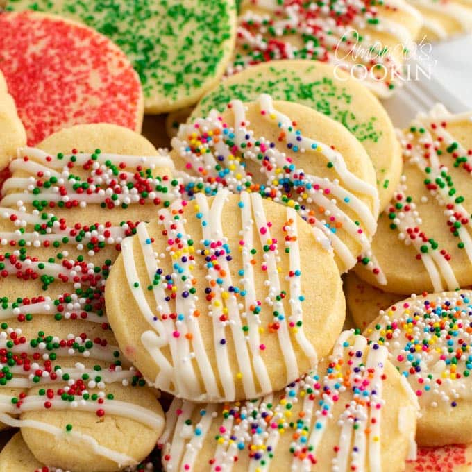 decorated christmas cookies