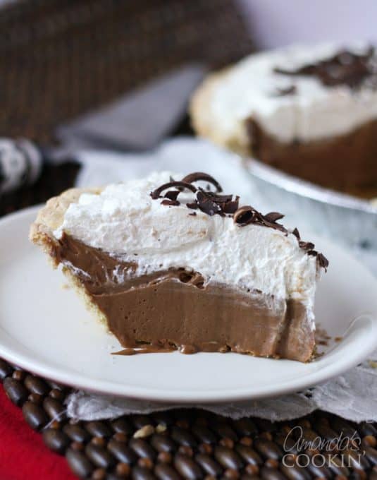 French Silk Pie - Homemade Baker's Square French Silk copycat