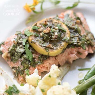 Sheet Pan Salmon Dinner: minimal preparation and tons of flavor!