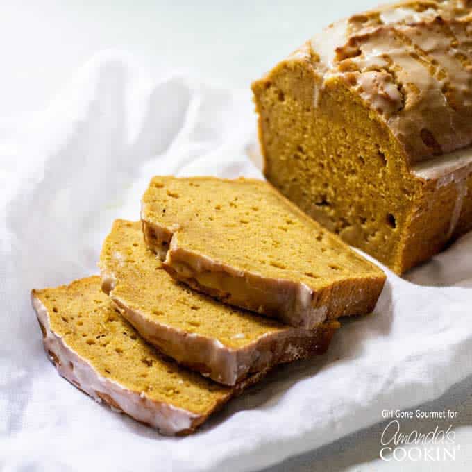 Cream Cheese Swirled Pumpkin Bread with Salted Maple Butter. - Half Baked  Harvest