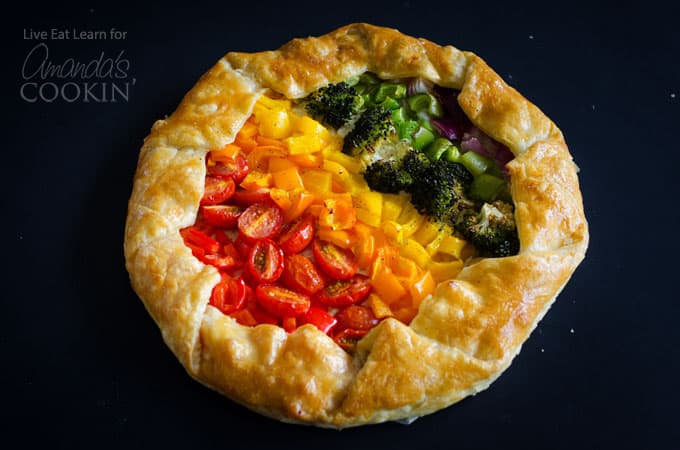 Vegetable Rainbow Tart