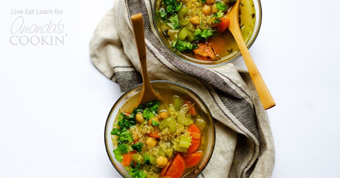 Healthy Vegetable Soup | by Amanda's Cookin'