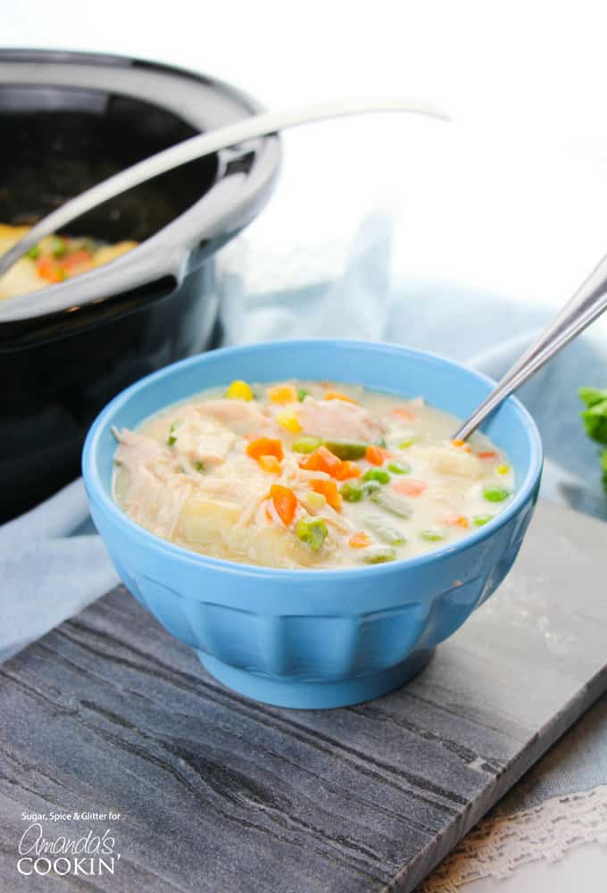 easy crockpot chicken and dumplings