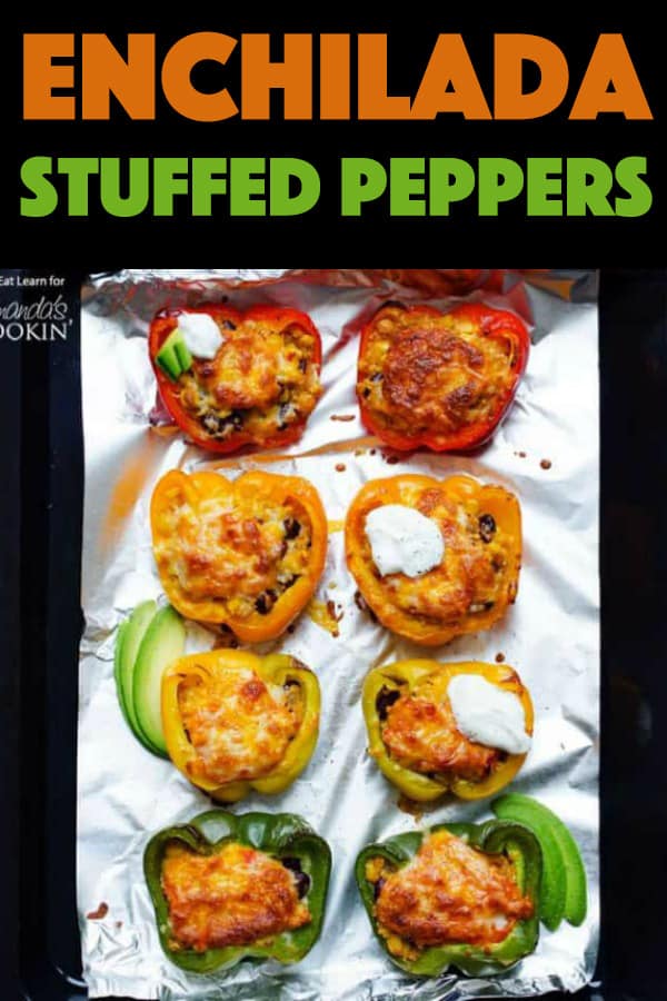 Enchilada Stuffed Peppers