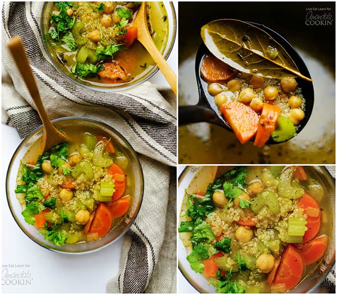 Delicious healthy vegetable soup recipe