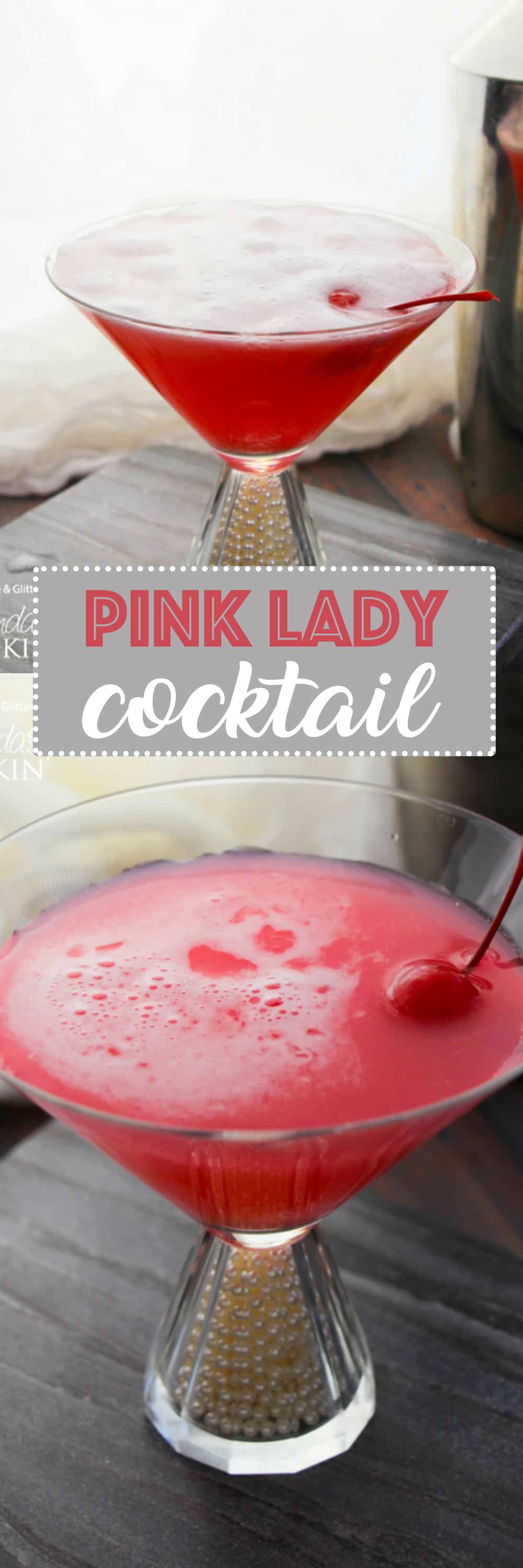 Pink Lady Cocktail: a classic lady's night cocktail recipe!