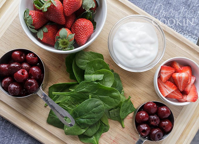 Ingredients for vegan smoothies