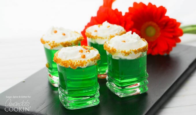 Green Jello Shots for St. Patrick's Day