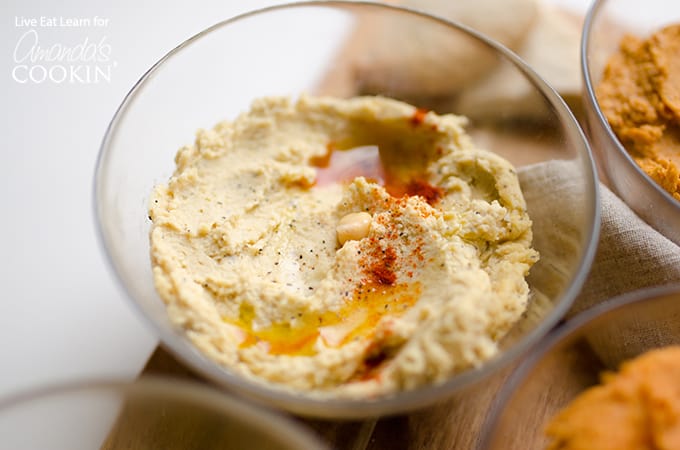 Hummus in bowl