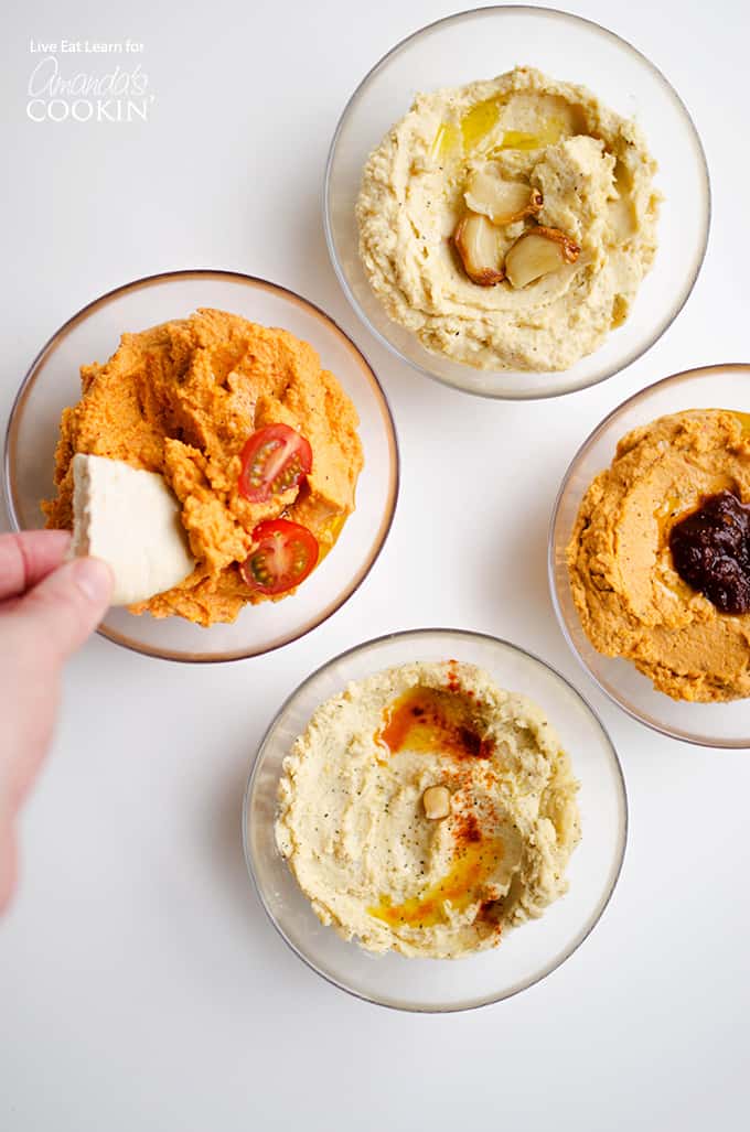 How To Make Hummus how to make hummus in 4 different flavors!