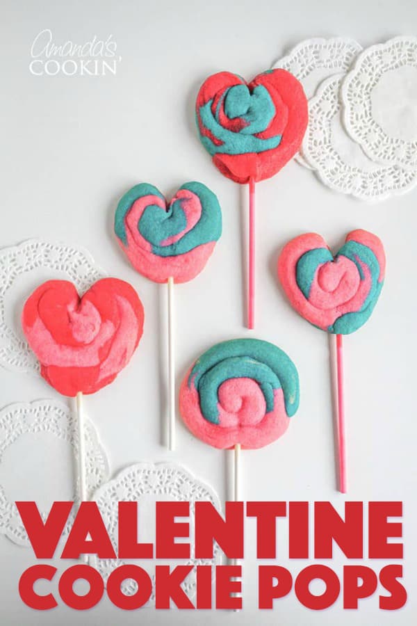 Valentine's Day Cookie Pops