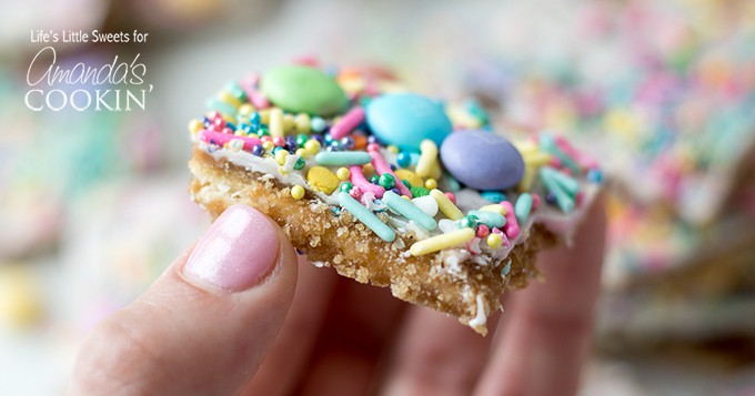 Easter Crack A Fun Easter Themed Saltine Toffee Recipe