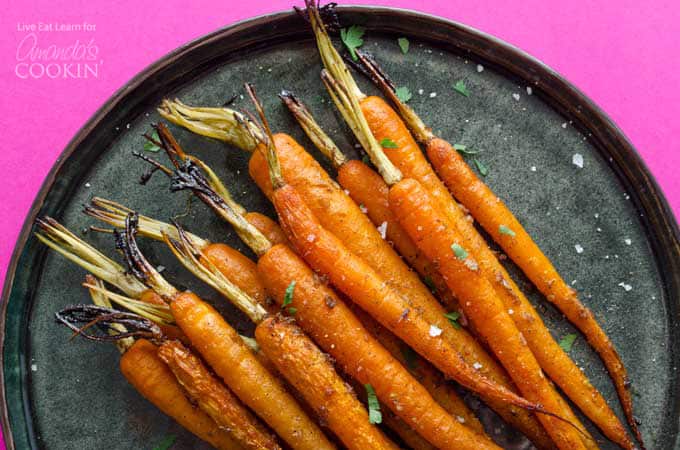 Slow Cooker Honey Cinnamon Carrots • FIVEheartHOME