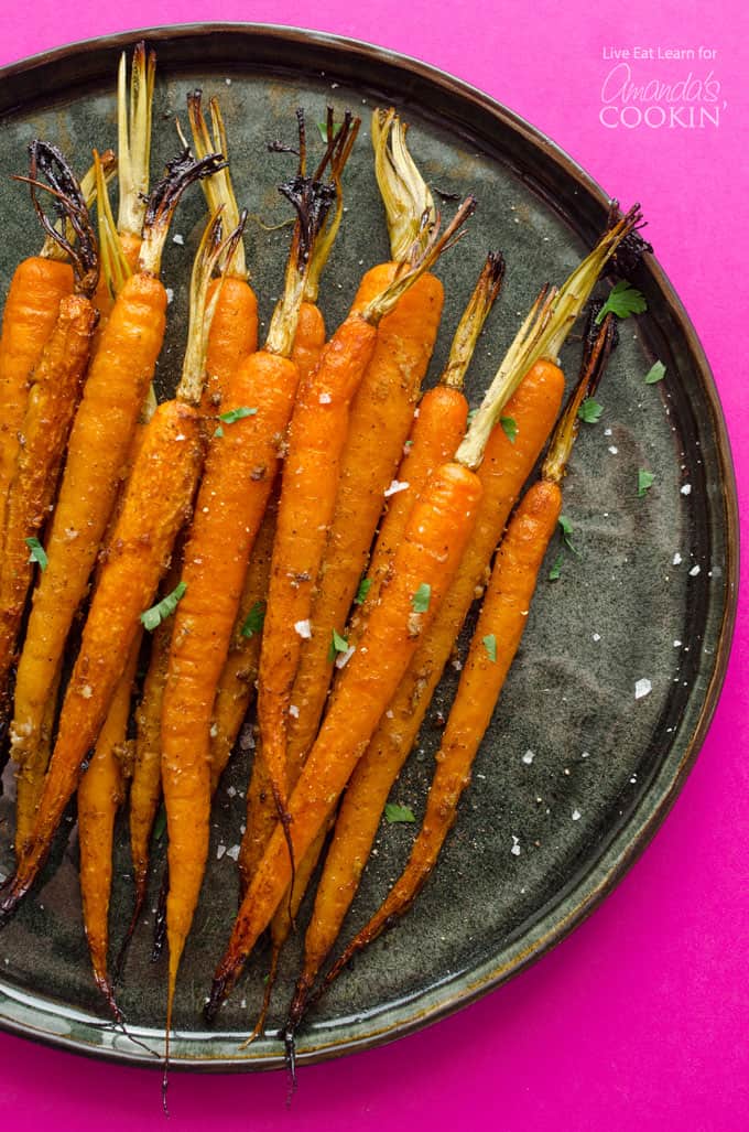 Slow Cooker Honey Cinnamon Carrots • FIVEheartHOME