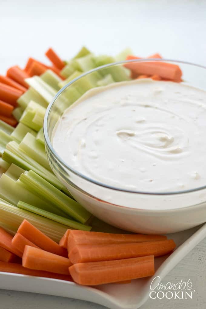 Creamy Onion Dip from onion soup mix