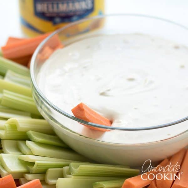 Creamy Onion Dip from onion soup mix, for potato chips, veggies, etc