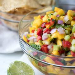 Mango Salsa: full of fresh ingredients